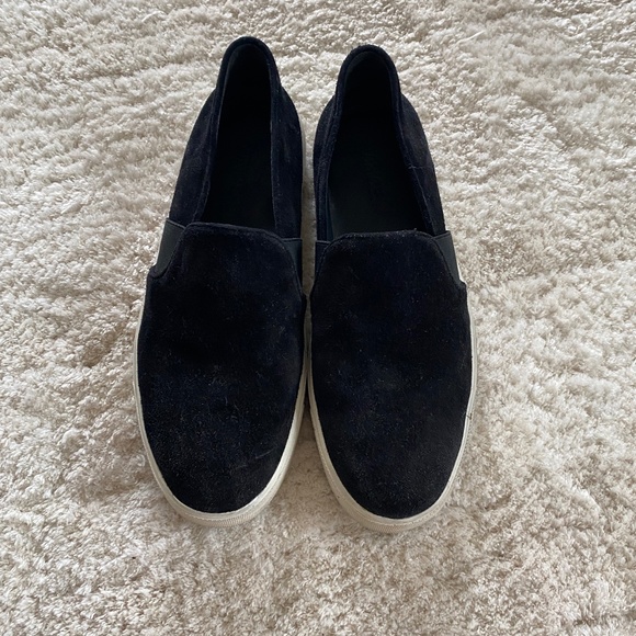Vince Fairfax Suede Slip On Sneaker - Picture 1 of 6